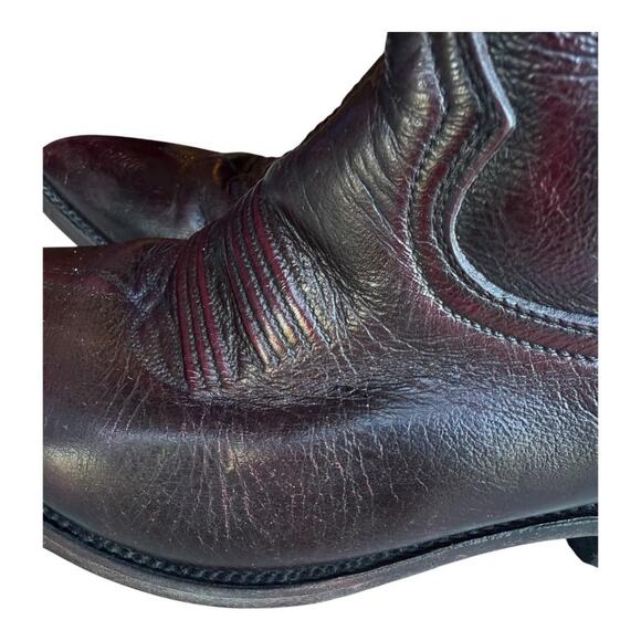 Dan Post Milwaukee Cowboy Boot Oxblood Men size 8 D - Picture 4 of 13